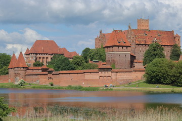 Naklejka na ściany i meble Tautonic castle in Malbork, Poalnd