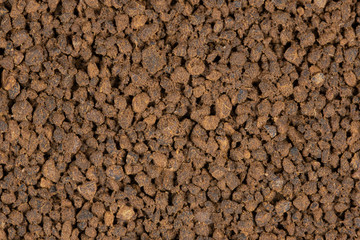 Macro image of a coffee puck