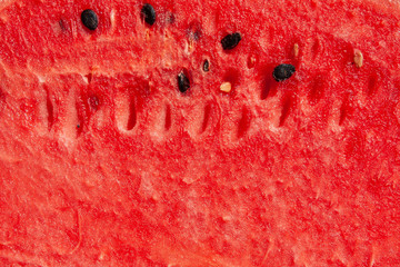 Texture of red ripe watermelon
