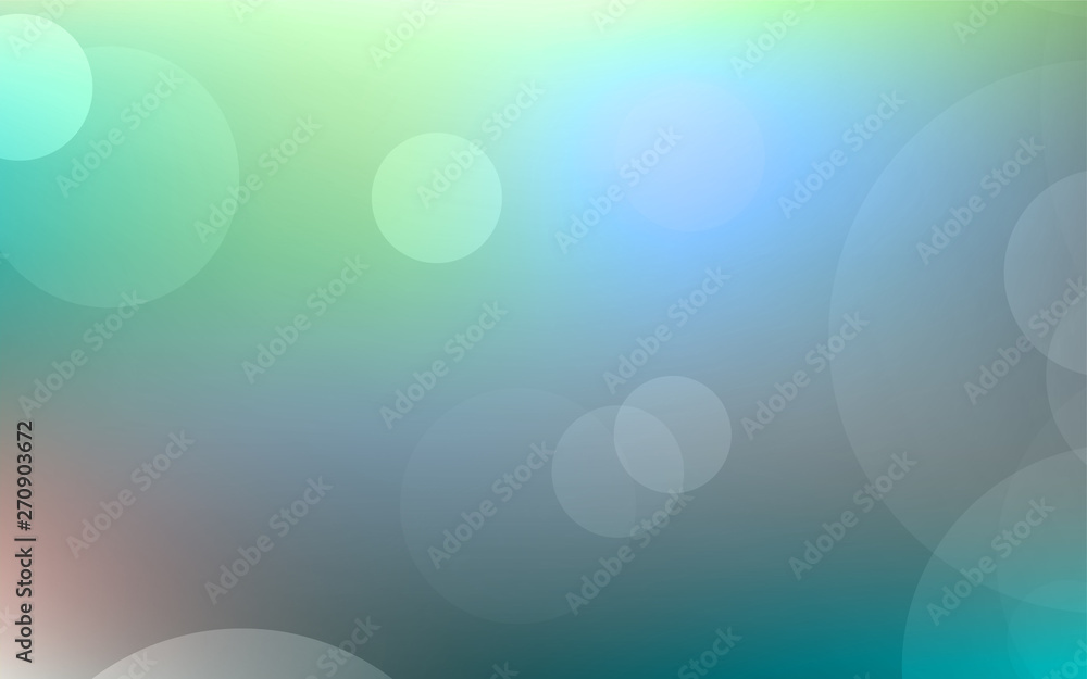 Wall mural abstract bokeh white circle background