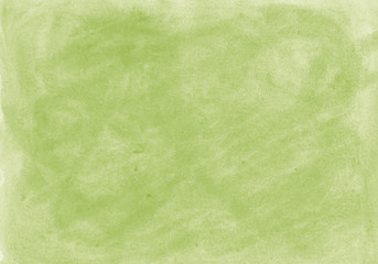 Green watercolor background for design, illustrations, cards, place for text.