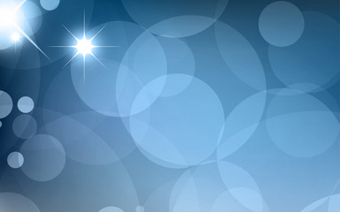 Abstract Bokeh white circle background
