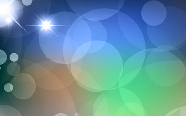 Abstract Bokeh white circle background