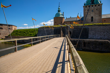 Kalmar castle gangway over moat © Thomas