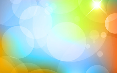 Abstract Bokeh white circle background