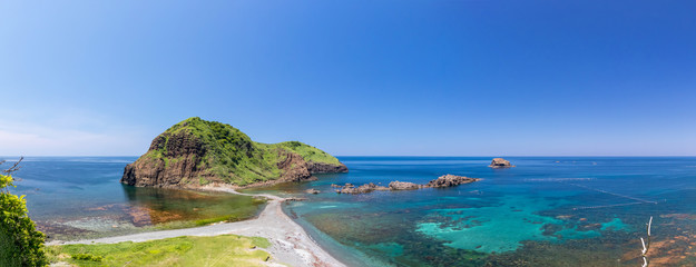 二つ亀のパノラマ