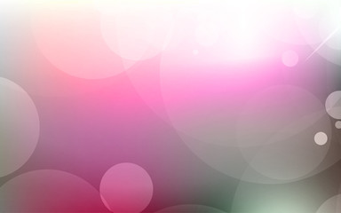 Abstract Bokeh white circle background