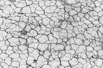 Cracked soil as an abstract background