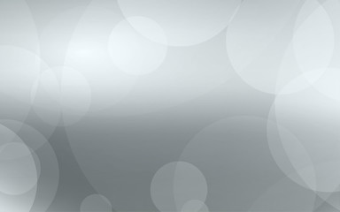 Abstract Bokeh white circle background