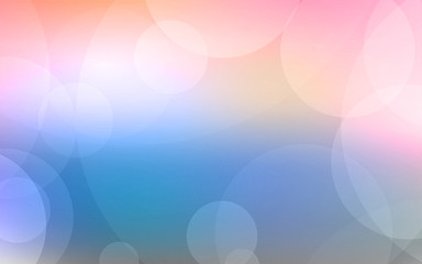Abstract Bokeh white circle background