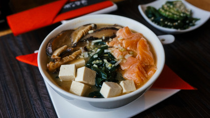 Food, soup, vegetable, stew, meal,dinner, salmon, cooking, asia, rice, health, vegetables, rice, healthy, lunch, por, dish, green, cooking, wakame, thai, salnon, spicy, potato, pepper, gourmet, miso