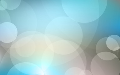 Abstract Bokeh white circle background