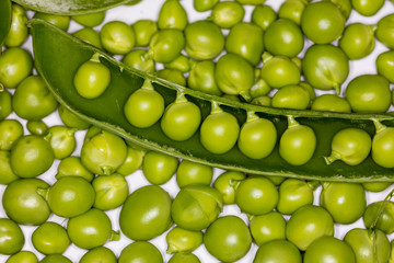 fresh green peas