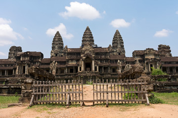 Entrance of Angkor Wat Temple, Cambodia, Asia (UNESCO)