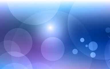 Abstract Bokeh white circle background