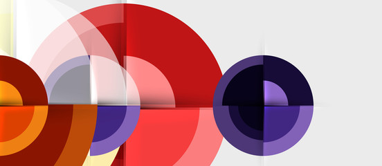 Obraz premium Geometric design abstract background - circles