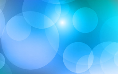 Abstract Bokeh white circle background