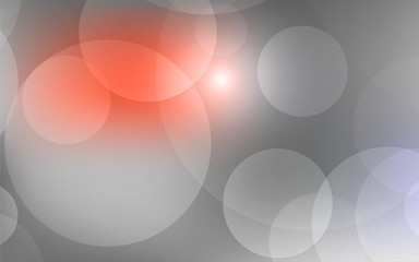 Abstract Bokeh white circle background