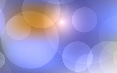 Abstract Bokeh white circle background