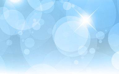 Abstract Bokeh white circle background