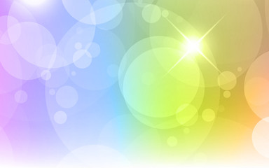 Abstract Bokeh white circle background