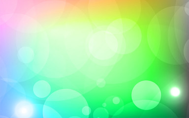 Abstract Bokeh white circle background