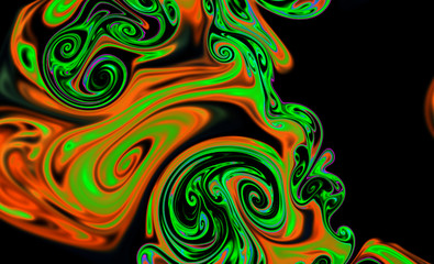 Fototapeta premium Magic space texture, pattern, looks like colorful smoke