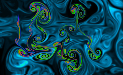 Magic space texture, pattern, looks like colorful smoke