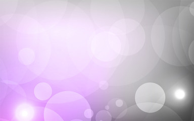 Abstract Bokeh white circle background