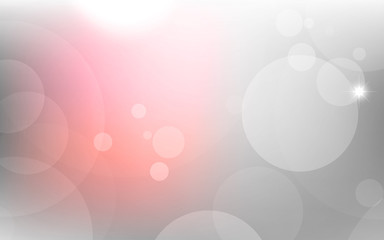 Abstract Bokeh white circle background