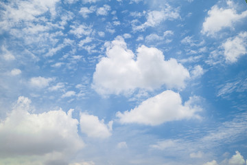 blue sky with cloud