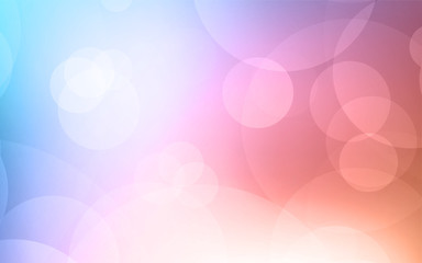Abstract Bokeh white circle background