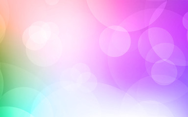 Abstract Bokeh white circle background
