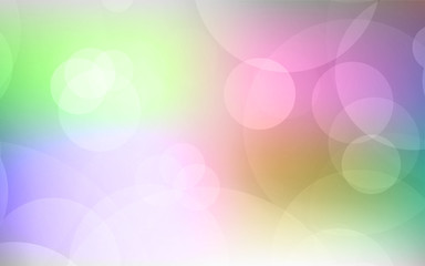 Abstract Bokeh white circle background