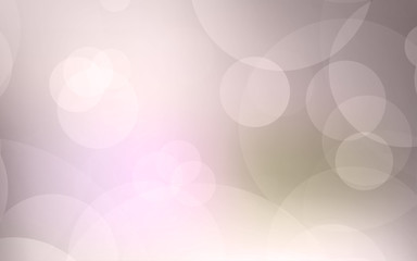 Abstract Bokeh white circle background