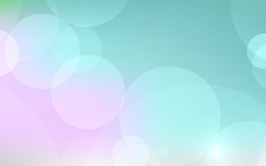 Abstract Bokeh white circle background