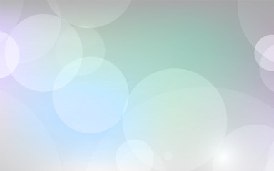 Abstract Bokeh white circle background