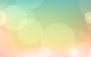Abstract Bokeh white circle background