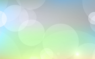 Abstract Bokeh white circle background
