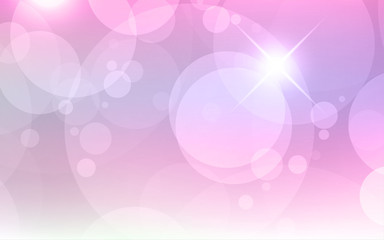 Abstract Bokeh white circle background