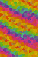 mosaic pattern inclined yellow pink red inclined strip colorful faceted base art