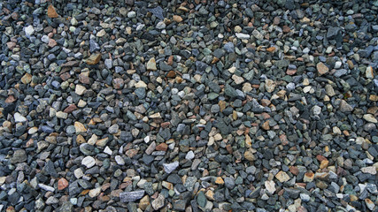 The texture of the stones. The texture of gravel. Background.