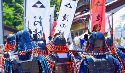 武者行列　samurai