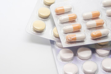 pills medication treatment vitamins doctor background base design