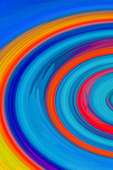 colorful swirl blue red orange movement colorful background art design base