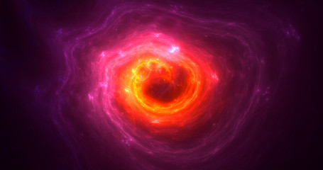 3D rendering abstract round light background