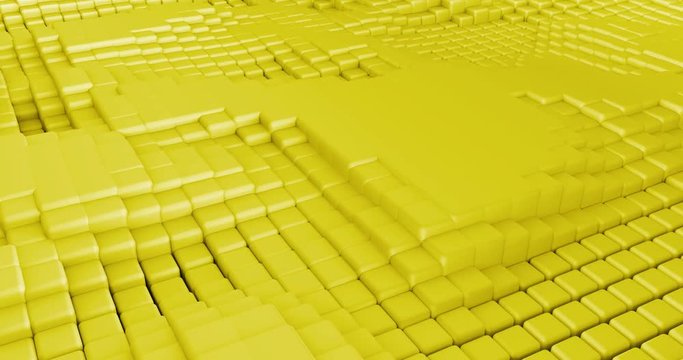 Block Abstract Background with Dynamic Digital Theme Art