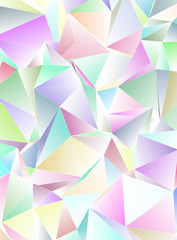 Fototapeta premium Abstract Low-Poly background. triangulated texture. Design 3d. Polygonal geometrical pattern. Triangular modern style