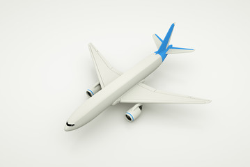 Passenger Airplane, Airliner. Isometric Concept. Transportation Mode. Aircraft Vehicle. 3d illustration