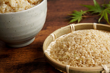 玄米とご飯